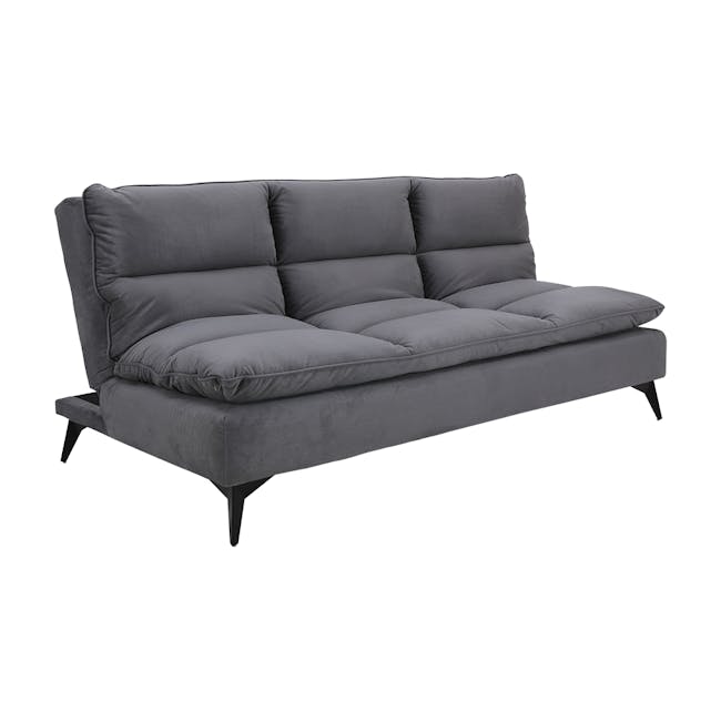 Helge 3 Seater Sofa Bed - Grey (Fabric) - 9