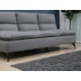 Helge 3 Seater Sofa Bed - Grey (Fabric) - 6