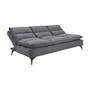 Helge 3 Seater Sofa Bed - Grey (Fabric) - 10