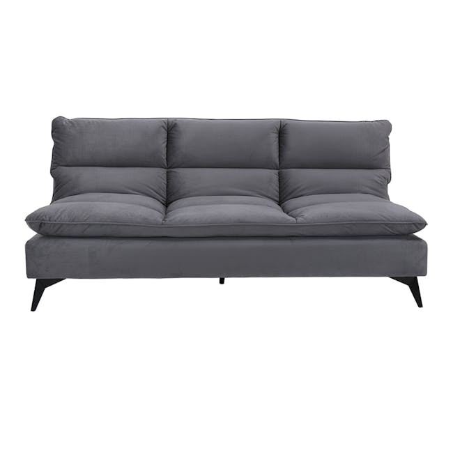 Helge 3 Seater Sofa Bed - Grey (Fabric) - 0