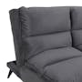 Helge 3 Seater Sofa Bed - Grey (Fabric) - 16