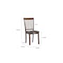 Myla Dining Chair - Natural, Chestnut - 5