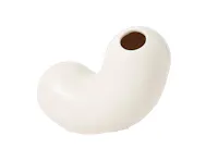 Kirby Vase - Curly (White)