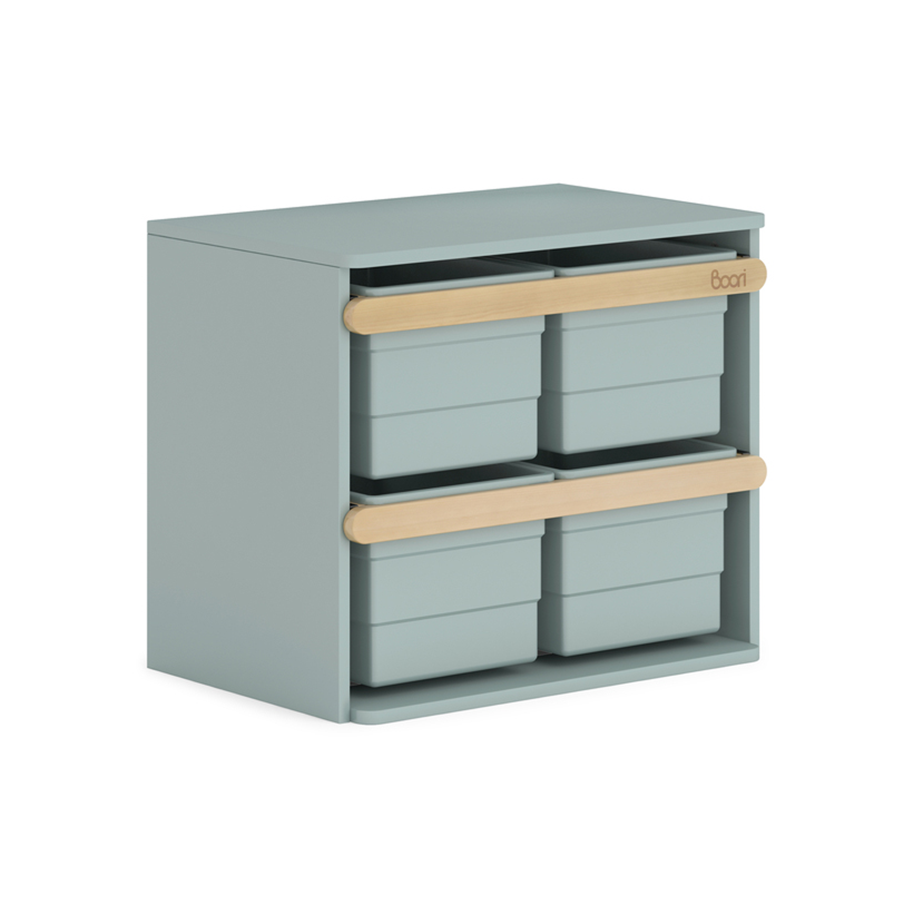 Tidy Toy Cabinet - Blueberry & Almond