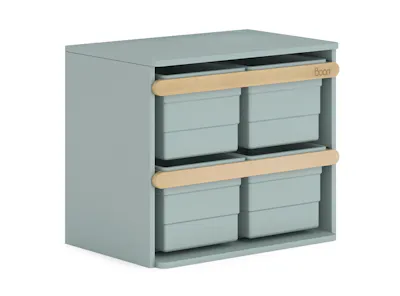 Tidy Toy Cabinet - Blueberry & Almond