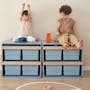 Tidy Toy Cabinet - Blueberry & Almond - 7
