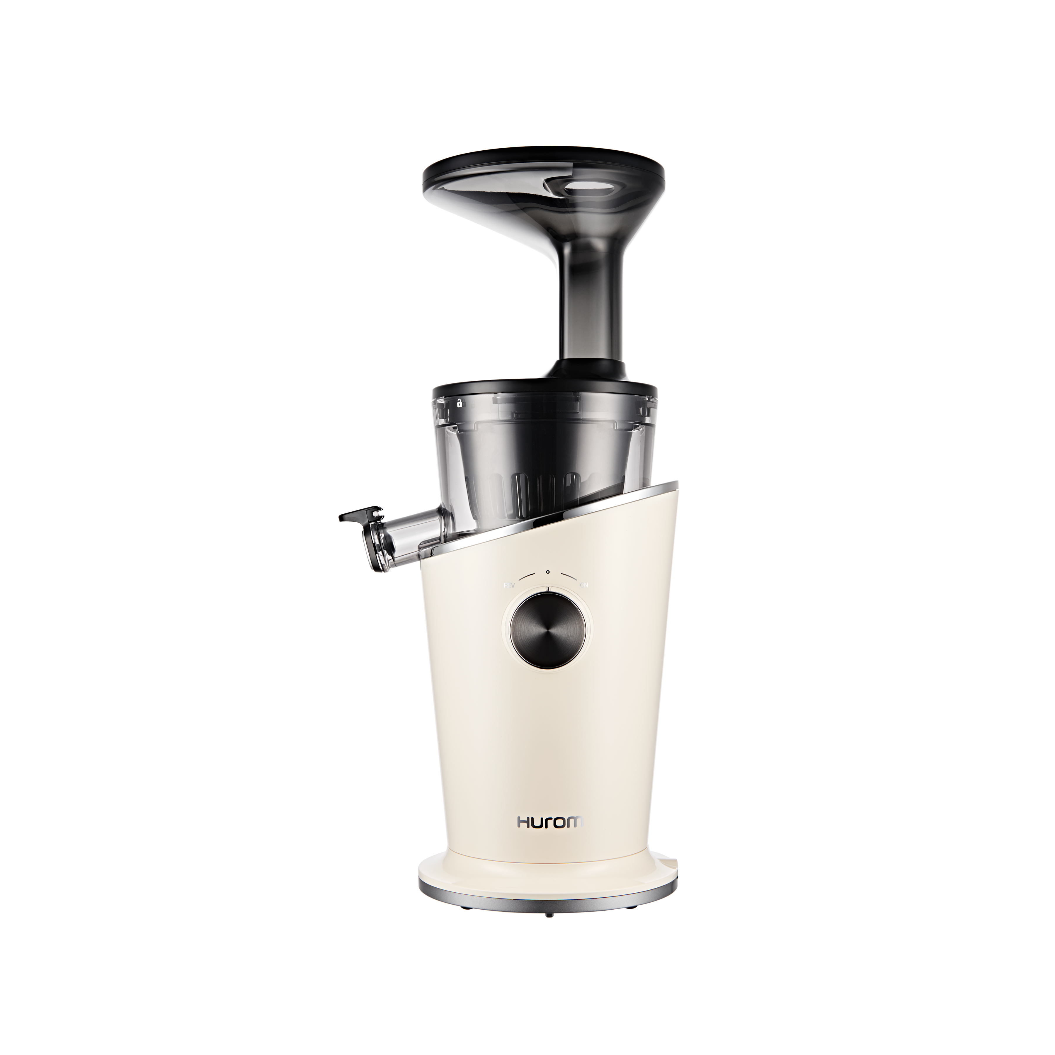 Hurom H100s Cold Pressed Slow Fruit Juicer Easy Series Cream White