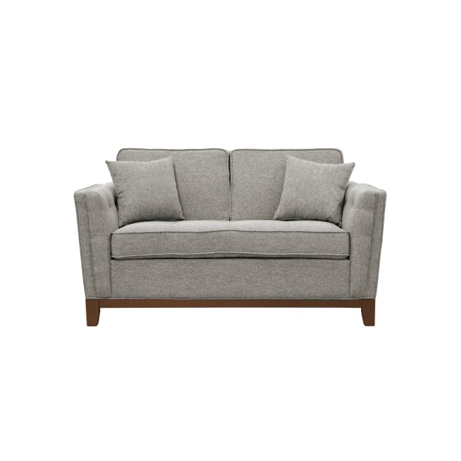 Byron 2 Seater Sofa - Walnut, Soft Tan - 0