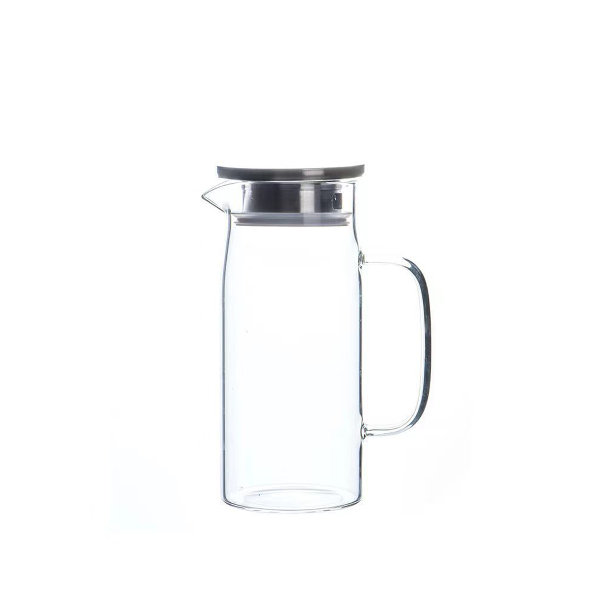 Noir Water Jug Pitcher with Stainless Steel Cover - 1L