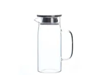 Noir Water Jug Pitcher with Stainless Steel Cover - 1L