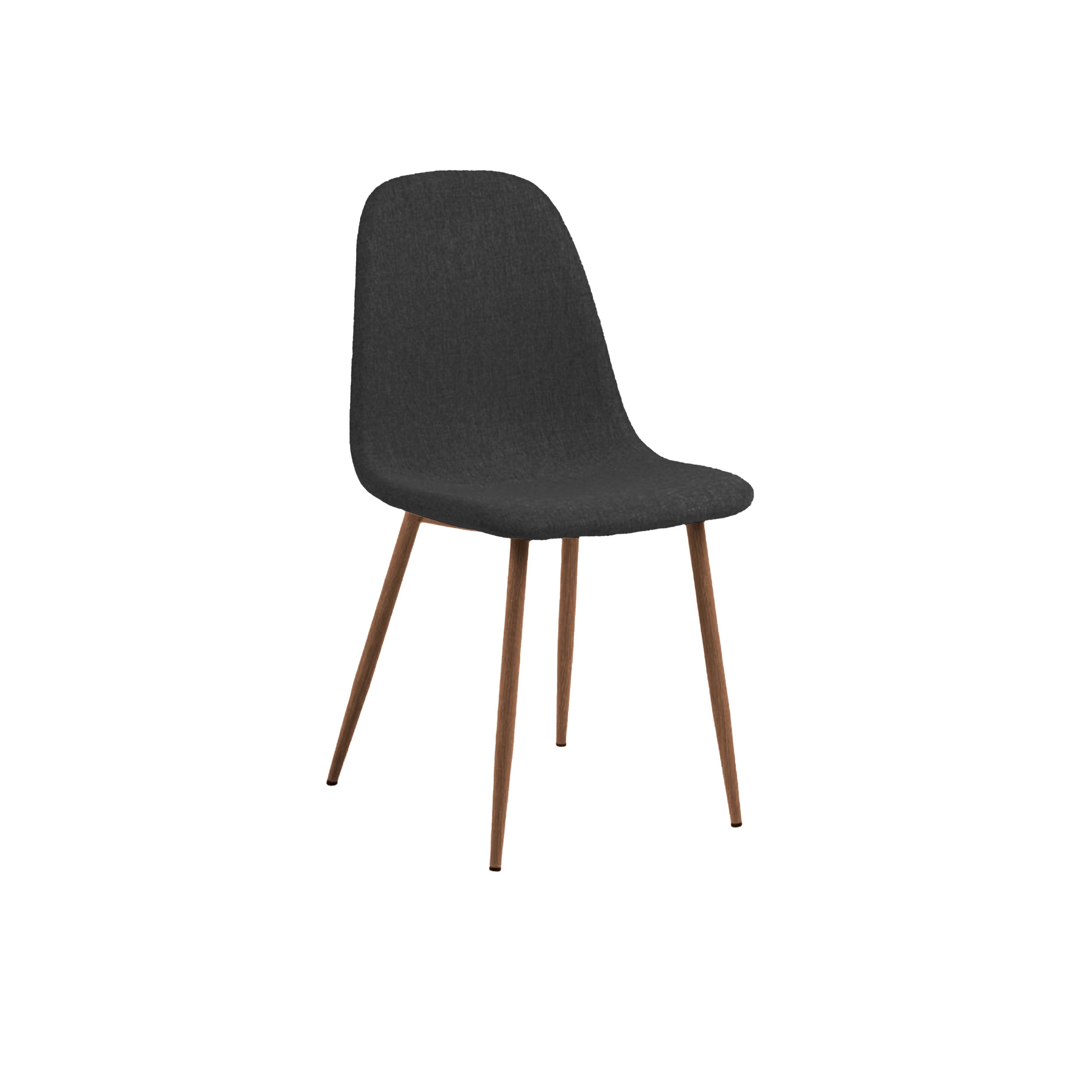 Fynn Dining Chair - Walnut, Charcoal