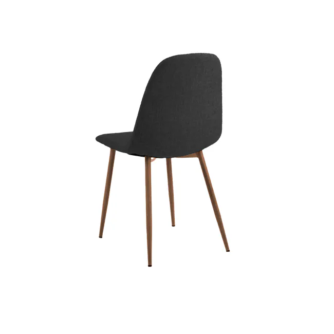 Fynn Dining Chair - Walnut, Charcoal - 4