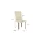 Dahlia Dining Chair - Natural, Mocha (Faux Leather) - 6