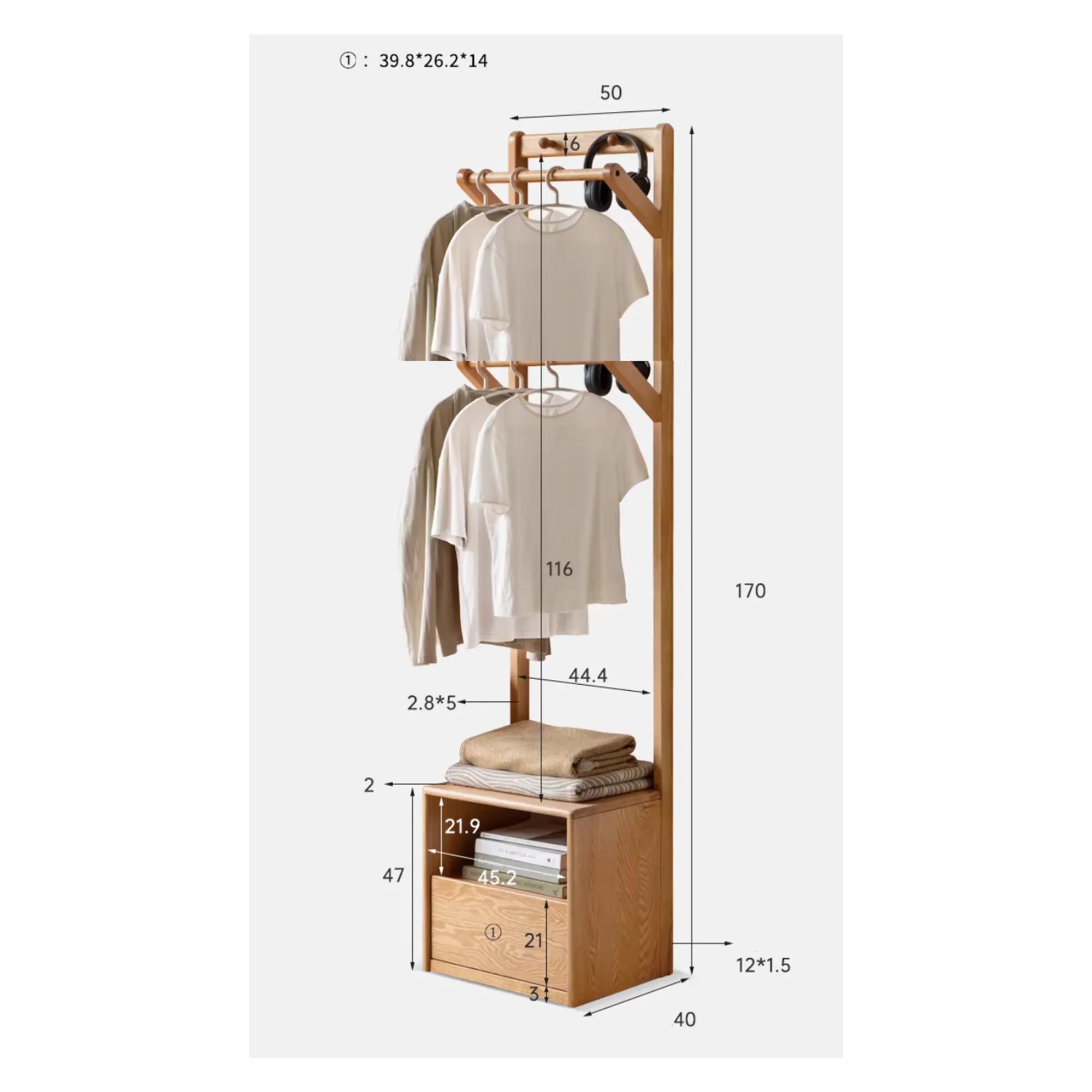 Dole Storage Clothes Hanger Rack - 16