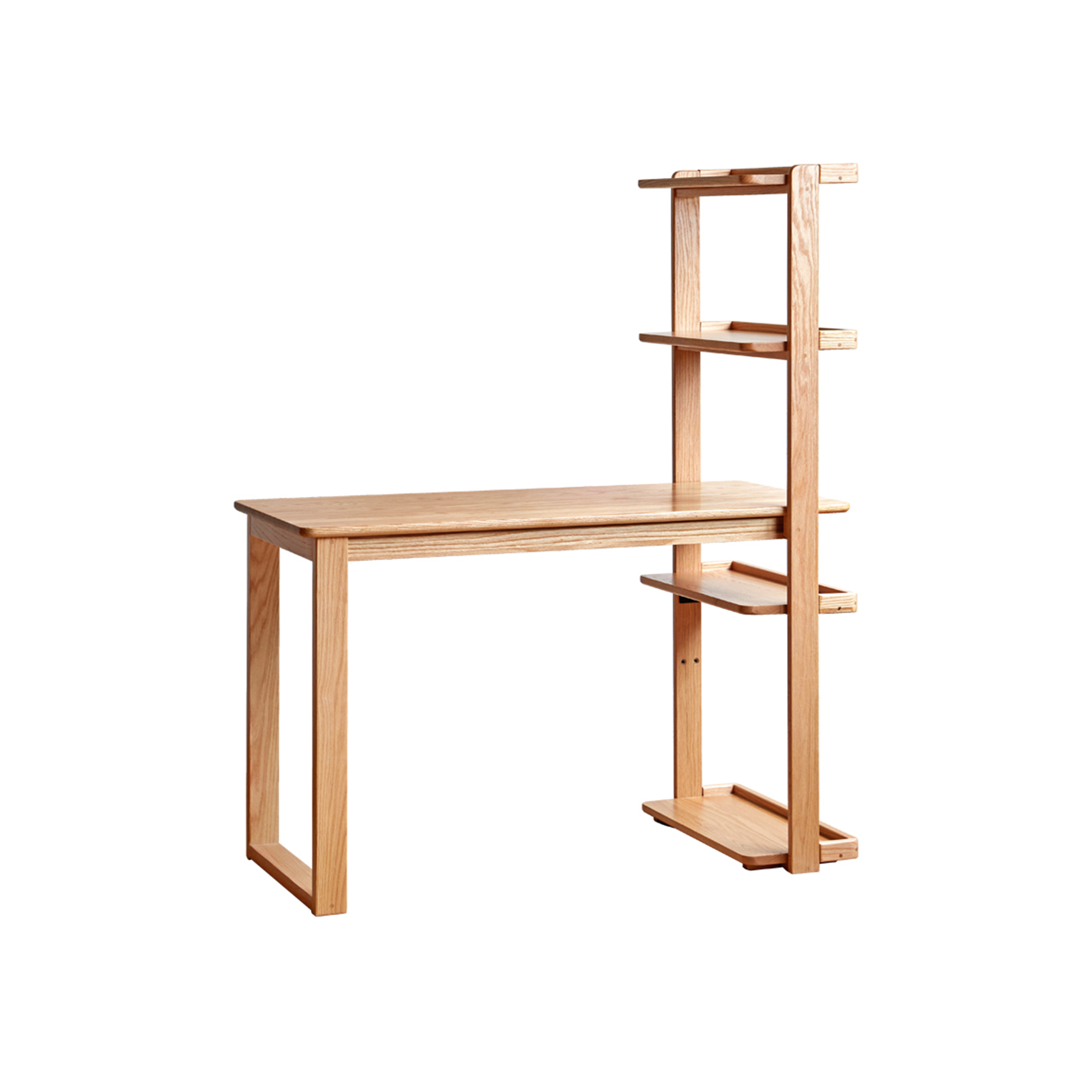 Ace Study Table with Shelves 1m