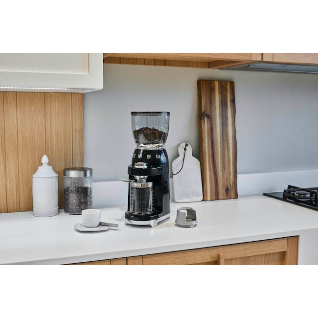 SMEG Coffee Grinder - Black - 1