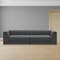 Abby Chaise Lounge Sofa - Granite - 1