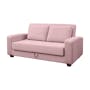 Karl 2.5 Seater Sofa Bed - Dusty Pink - 3