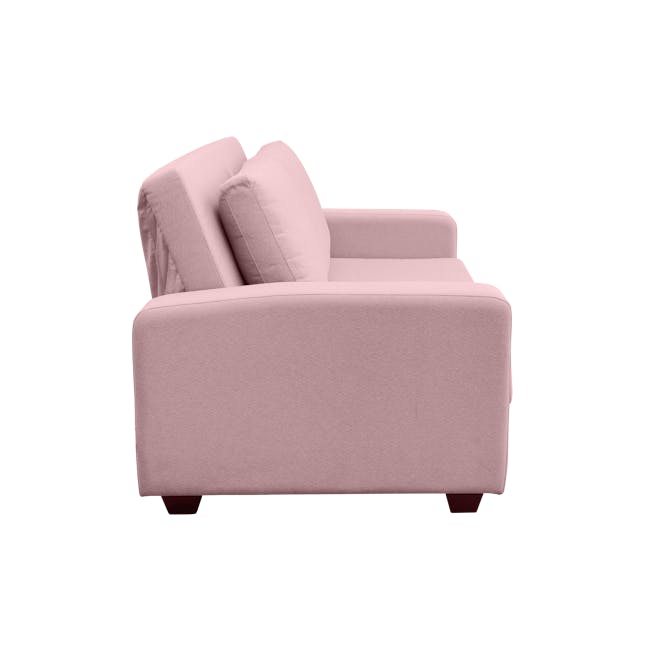Karl 2.5 Seater Sofa Bed - Dusty Pink - 4