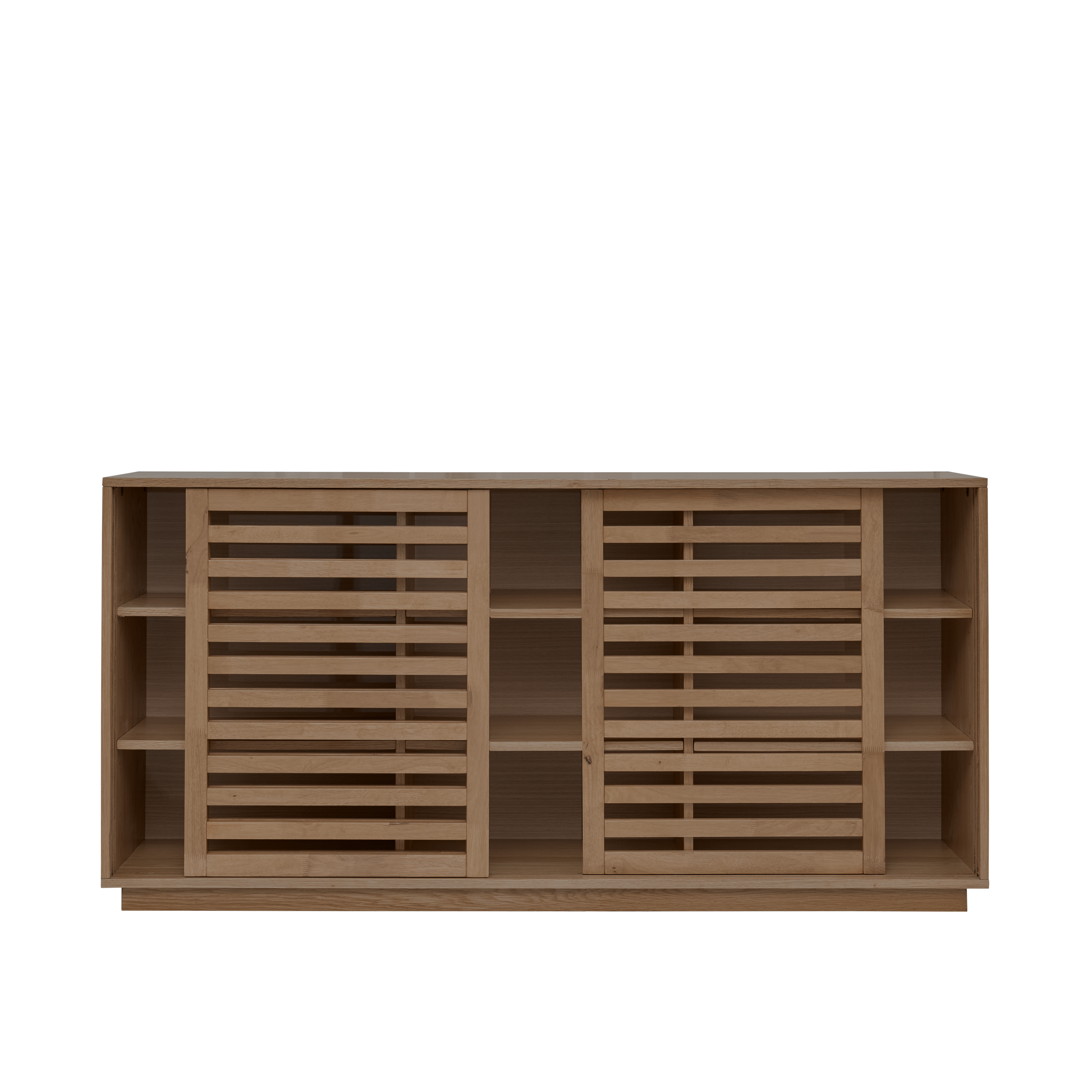 Keitaaa Keita Low Shoe Cabinet - Walnut, Keita by HipVan | HipVan