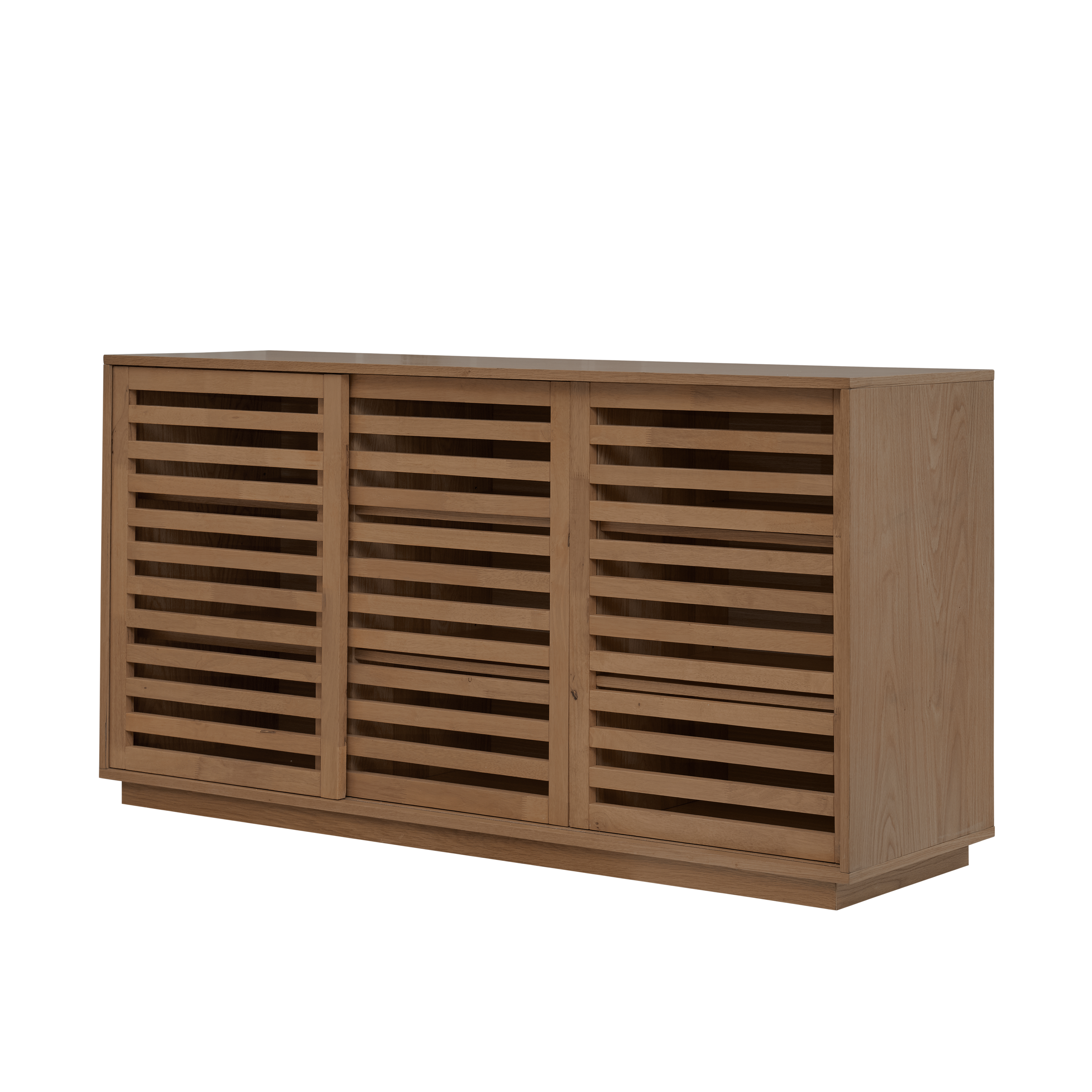 Keita Low Shoe Cabinet - Walnut, Keita by HipVan | HipVan