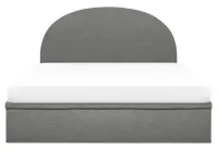 Aspen King Storage Bed - Midnight Grey