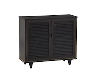 Aveleen 2 Door Shoe Cabinet - Cappuccino