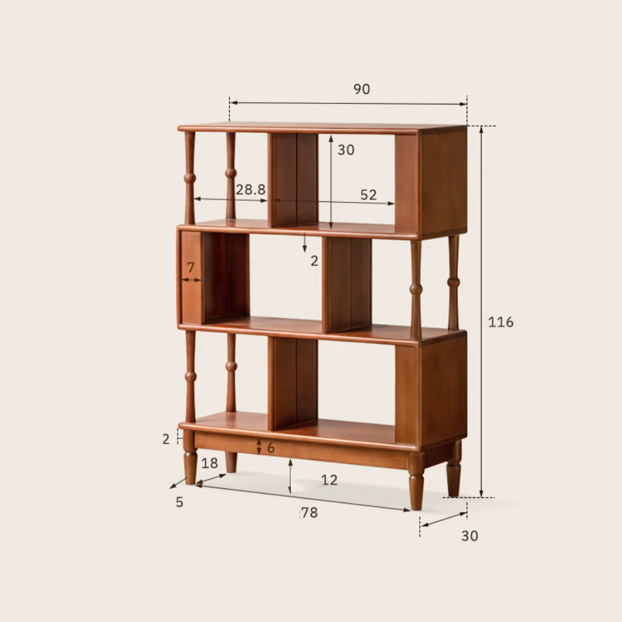 Gasie Display Bookshelf - 14
