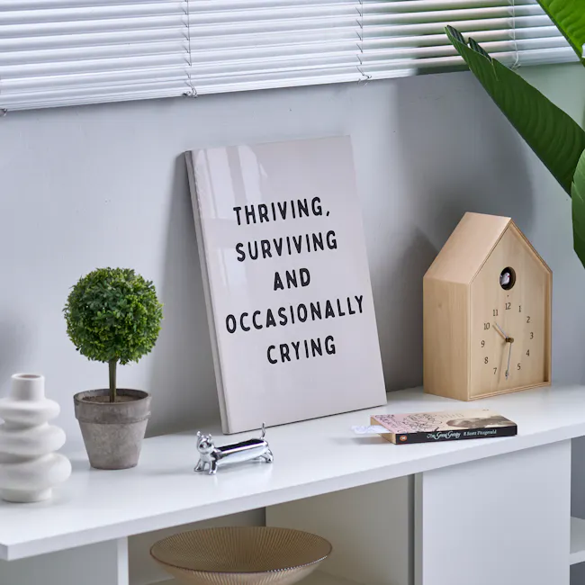 Thriving Surviving Quote Canvas Poster 30 x 40 cm - 2