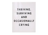 Thriving Surviving Quote Stretched Canvas 30 x 40 cm