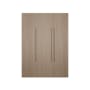 Lucca 3 Door Wardrobe 6 - Herringbone Oak - 6
