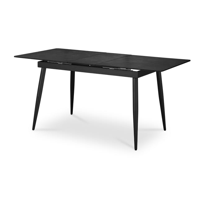 Syla Extendable Dining Table 1.3m-1.6m - Dark Slate (Sintered Stone) - 0