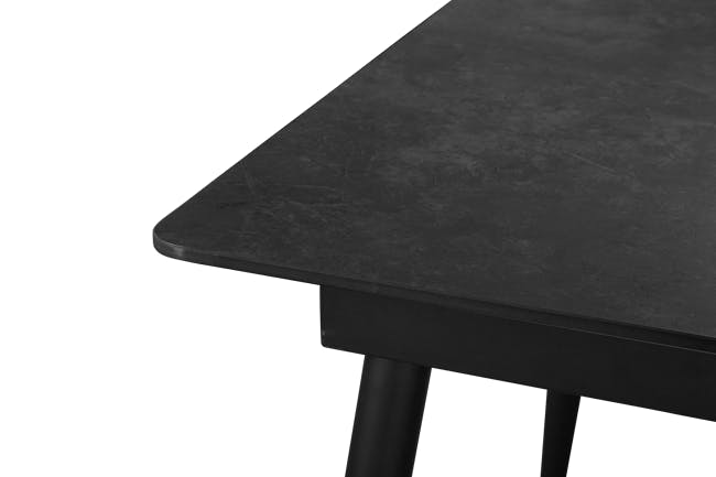 Syla Extendable Dining Table 1.3m-1.6m - Dark Slate (Sintered Stone) - 7
