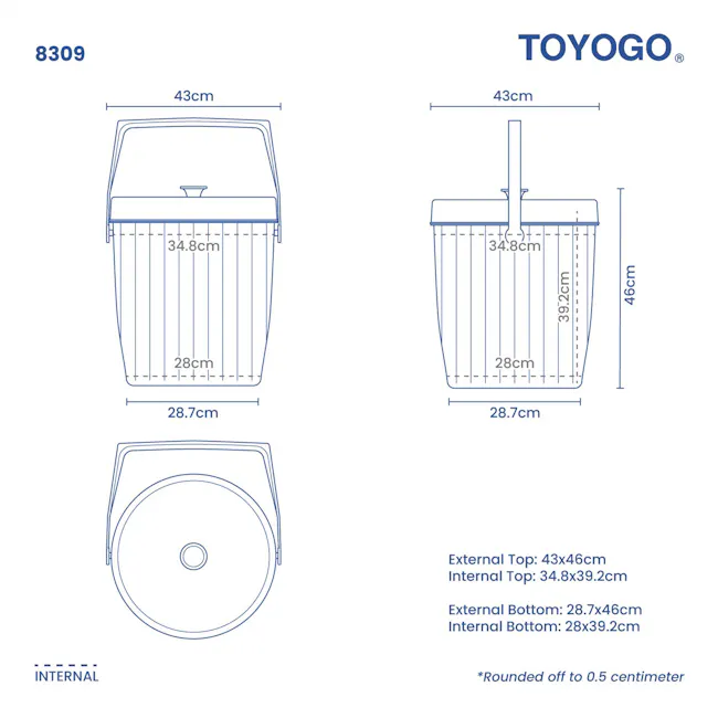 TOYOGO Calore Hot & Cool Bucket 31L - Red - 3