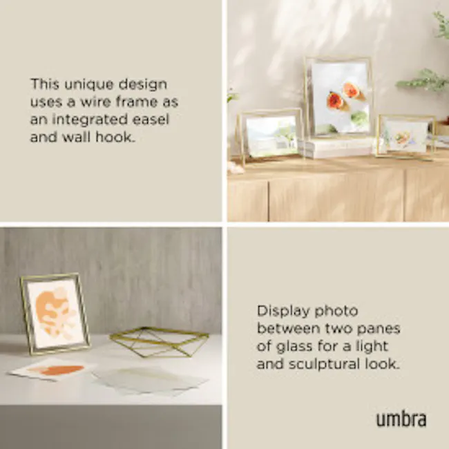 Prisma Photo Display 8 x 10 - Brass - 11