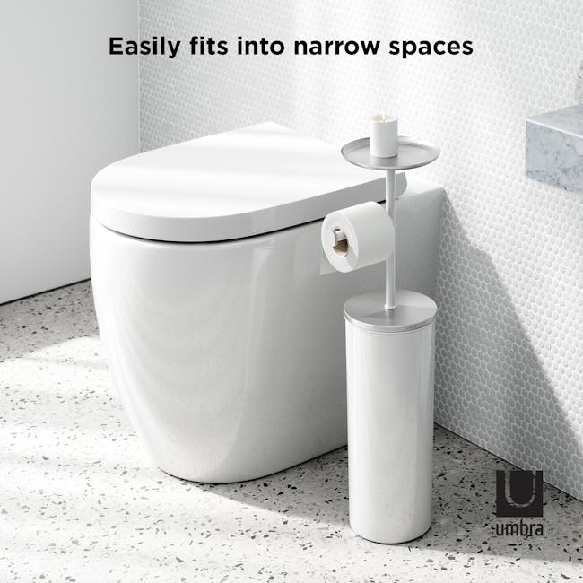 Portaloo Toilet Paper Stand With Storage - White - 10