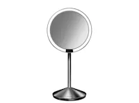 simplehuman Mini Sensor Mirror 5'' Round - Brushed