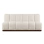 Cosmo Chaise Sectional Sofa - White Boucle (Spill Resistant) - 2