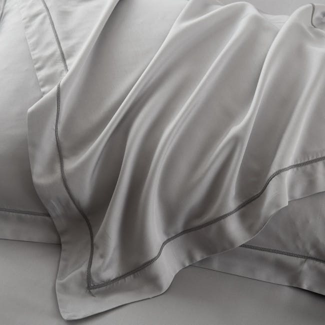 Erin Bamboo Pillow Case (Set of 2) - Dusk Grey - 3