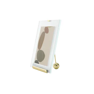 Flute Photo Frame 5x7 - Brass