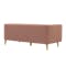 Audrey 3 Seater Sofa with Audrey 2 Seater Sofa - Blush - 7