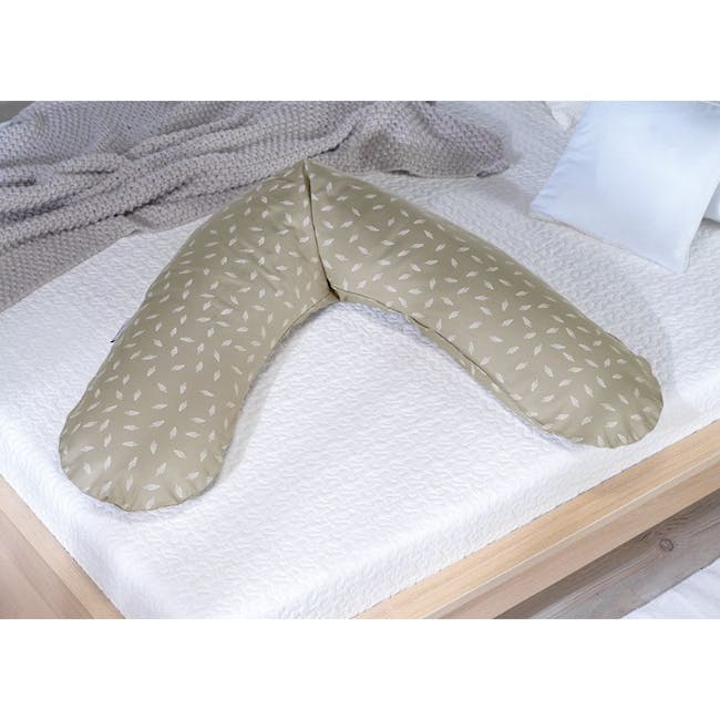 Theraline The Original Maternity and Nursing Pillow - Dancing Leaves - 1