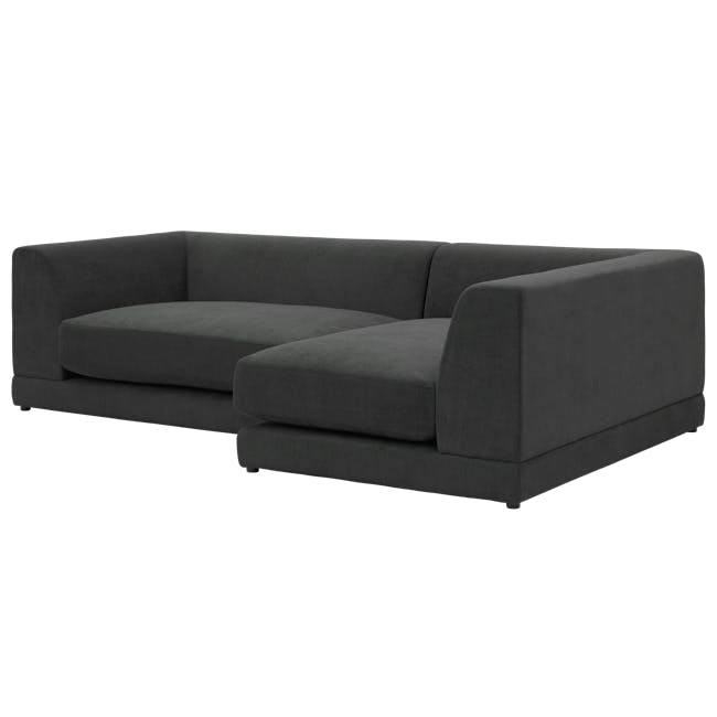 Abby L-Shaped Lounge Sofa - Granite - 3