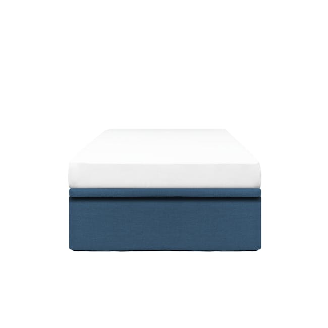 ESSENTIALS Single Storage Bed - Denim (Fabric) - 0