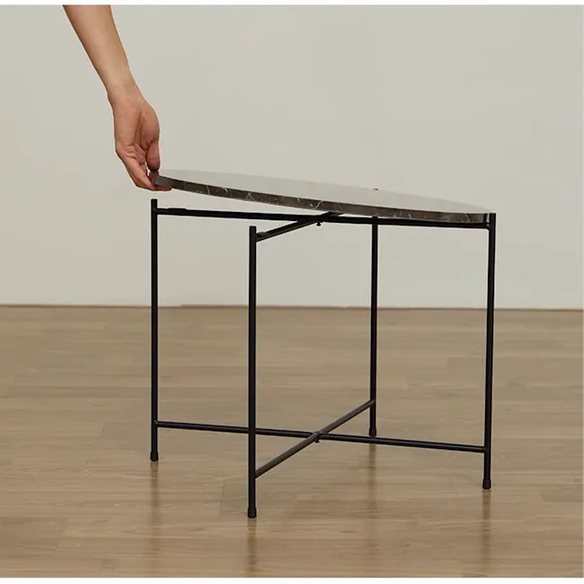 Chloe Marble Round Coffee Table - 9