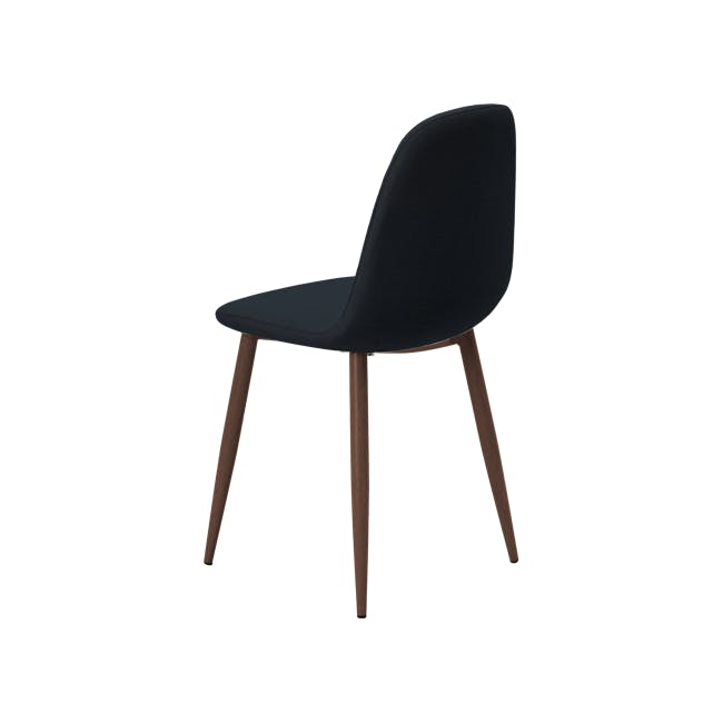 Fynn Dining Chair - Walnut, Black - 2