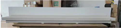 (As-is) Heidi TV Console 1.8m - Oak with LED Pedestal - White - 1 - 10