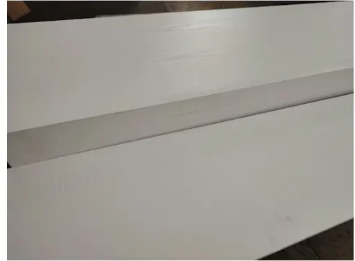 (As-is) Heidi TV Console 1.8m - Oak with LED Pedestal - White - 1 - 18
