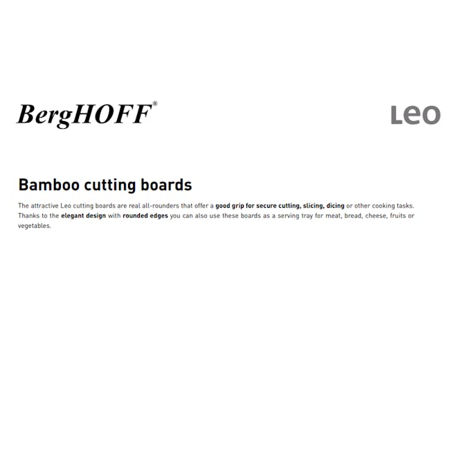 Berghoff Anti Bacterial Bamboo Chopping Board - 3