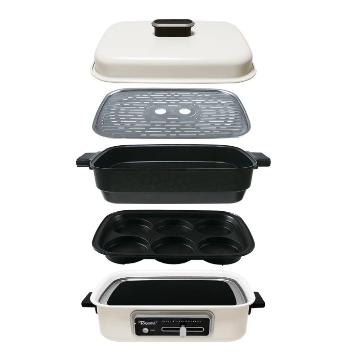 TOYOMI Multi Functional 3in1 HotPot + Grill + Steamer MC 8201, Toyomi HipVan